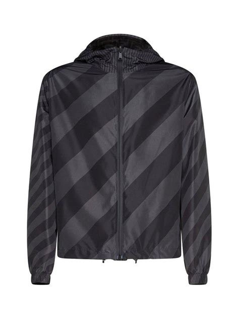 mens fendi reversible jacket|Fendi windbreaker jacket black.